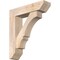 Ekena Millwork Balboa Slat Smooth Bracket w/ Offset Brace, Douglas Fir, 7 1/2"W x 30"D x 34"H BKT0806X30X34BOA06SDF - alternate 1